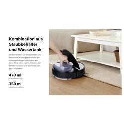 Roborock Q7 Max Vacuum Cleaner Robot na vysávání a vytírání podlahy černá kompatibilní se systémem Amazon Alexa, kompatibilní s Google Home, hlasové pokyny,