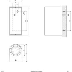 EVN 637215 637215 nástěnné světlo GU10 11 W antracitová