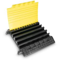 DEFENDER by Adam Hall kabelový můstek 85500 termoplastický polyuretan (TPU) černá, žlutá Kanálů: 5 700 mm Množství: 1 ks