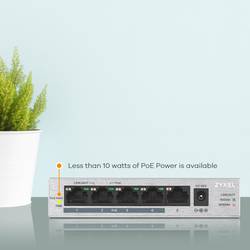 ZyXEL GS1005HP-EU0101F síťový switch, 5 portů, 2000 MBit/s, funkce PoE