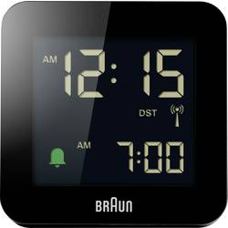 Braun BC09B-DCF budík černá časů buzení 1 dvouřádkový