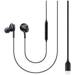 Samsung EO-IC100BBEGEU špuntová sluchátka (In Ear) kabelová stereo černá High-Resolution Audio regulace hlasitosti, Vypnutí zvuku mikrofonu mobil