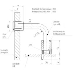 Mentor 1216.1013 světlovod flexibilní upevnění karet , zapasování