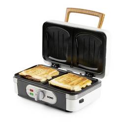 DOMO SANDWICH-WAFFEL-GRILL 3-IN-1 POWDER WHITE toustovač bílá