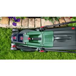 Bosch Home and Garden 06008B9E00 akumulátor Akumulátorová sekačka + 2. akumulátor, vč. nabíječky 2x 18 V šířka sekání 37 cm Určen pro 550 m²