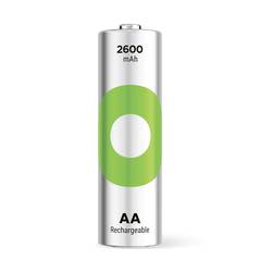 GP ReCyko akumulátor AA, Ni-MH, 2600 mAh, 1.2 V, 4 ks