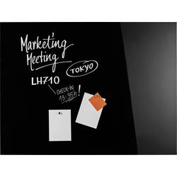 magnetoplan magnetická skleněná tabule (š x v) 1200 mm x 900 mm černá 13404012