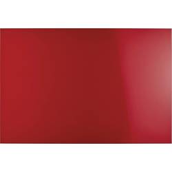 magnetoplan magnetická skleněná tabule (š x v) 1500 mm x 1000 mm červená 13408006