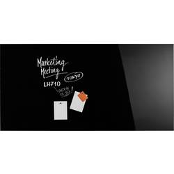 magnetoplan magnetická skleněná tabule (š x v) 1000 mm x 2000 mm černá 13409012