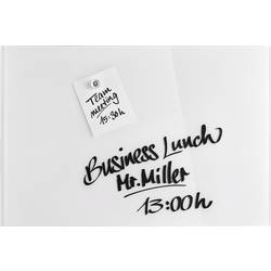 magnetoplan magnetická skleněná tabule (š x v) 400 mm x 600 mm bílá 13402000