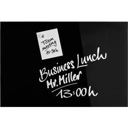 magnetoplan magnetická skleněná tabule (š x v) 400 mm x 600 mm černá 13402012