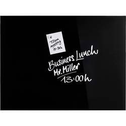 magnetoplan magnetická skleněná tabule (š x v) 800 mm x 600 mm černá 13403012