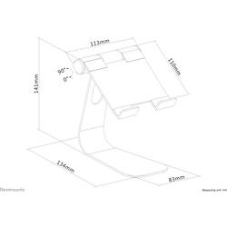 Neomounts DS15-050SL1 stojan na tablet Univerzální 5,1 cm (2) - 27,9 cm (11)