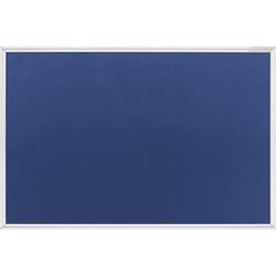 magnetoplan 1460003 nástěnka s připínáčky královská modrá , šedá plst 600 mm x 450 mm