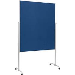 magnetoplan moderační tabule Evolution Plus (d x š x v) 1630 x 1200 x 1500 mm plsť královská modrá , bílá oboustranně použitelné, včetně koleček, nástěnka