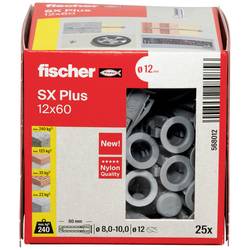 Fischer 568012 SX Plus rozpěrná hmoždinka 60 mm 12 mm 25 ks