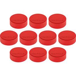 magnetoplan magnet Discofix Magnum (Ø x v) 34 mm x 13 mm kulatý červená 10 ks 1660006