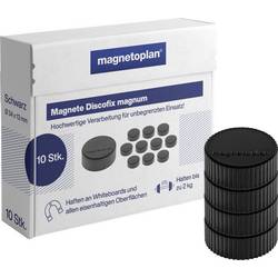 magnetoplan magnet Discofix Magnum (Ø x v) 34 mm x 13 mm kulatý černá 10 ks 1660012