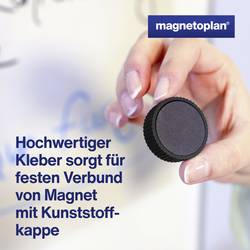 magnetoplan magnet Discofix Magnum (Ø x v) 34 mm x 13 mm kulatý černá 10 ks 1660012