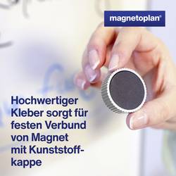 magnetoplan magnet Discofix Magnum (Ø x v) 34 mm x 13 mm kulatý bílá 10 ks 1660000