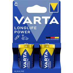 Varta VARTA Longlife Power C Blister 2 baterie malé mono C alkalicko-manganová 1.5 V 2 ks