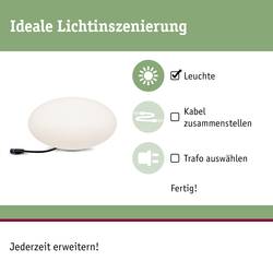 Paulmann Stone 94176 Osvětlovací systém Plug&Shine dekorativní LED osvětlení LED 2.8 W teplá bílá bílá