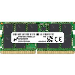 Crucial Micron DDR5 32 GB SODIMM 2Rx8 CL46 Paměť pracovní stanice DDR5 32 GB 1 x 32 GB ECC 5600 MHz 262pinový modul SO DIMM CL46 MTC20C2085S1TC56BR