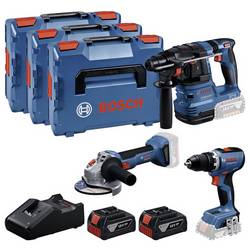Bosch Professional GSR + GBH + GWS + 2x GBA 5.0 Ah + GAL 18V-40 0615A5009G sada nářadí