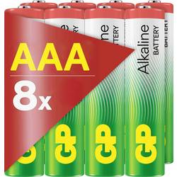 GP AAA Batterie GP Alkaline 1,5V 8 Stück mikrotužková baterie AAA 1.5 V, 8 ks