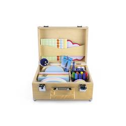 magnetoplan Wood Series moderační kufřík bříza, kov počet dílů: 2400 360 mm x 270 mm x 183 mm břízová