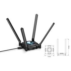 Wavlink Vitesse Ultra WiFi 6E AX5400 USB3.0 Adapter Wi-Fi adaptér USB 3.0 5400 MBit/s