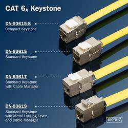 Digitus DN-93615-S RJ45 vestavný modul Keystone CAT 6A 1 ks