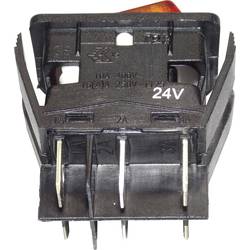 kolébkový spínač s aretací Arcolectric (Bulgin Ltd.) C6057ALFAB, 24 V DC/AC, 16 A, 2x vyp/zap, N/A, 1 ks