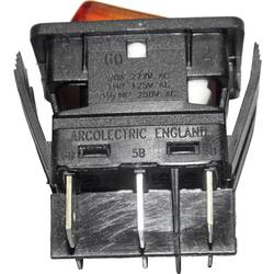 kolébkový spínač s aretací Arcolectric (Bulgin Ltd.) C6057ALFAB, 24 V DC/AC, 16 A, 2x vyp/zap, N/A, 1 ks