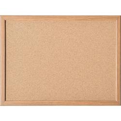 magnetoplan 121922 korková nástěnka s připínáčky hnědá korek 600 mm x 400 mm