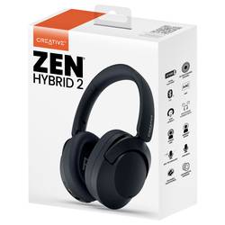 Creative Zen Hybrid 2 Headset otevřená (On Ear) Bluetooth® stereo černá regulace hlasitosti, Vypnutí zvuku mikrofonu