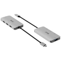 club3D CSV-1547 USB Hub 4 porty USB-A USB 3.1 Gen2 10 GBit/s s konektorem USB C černá, stříbrná CSV-1547