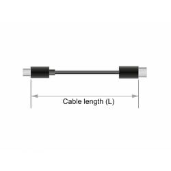 Delock Mini-DisplayPort / DisplayPort kabel Mini DisplayPort konektory, Konektor DisplayPort 1 m černá 84927 pozlacené kontakty, kroucený , třížilový stíněný,