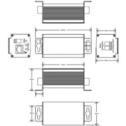 Renkforce RF-2982884 rozšíření sítě dvoulinkový dosah (max.): 400 m 2 ks 100 MBit/s bez funkce PoE