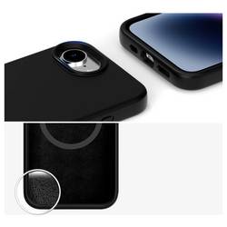 4Smarts Silikon Case Cupertino Cover Apple iPhone 16e černá Kompatibilní s MagSafe 541362