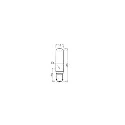 OSRAM HOMELIGHTING 4099854266706 LED Energetická třída (EEK2021) E (A - G) B15d Tvar baterie 6.5 W = 60 W teplá bílá (Ø x v) 18 mm x 80 mm nestmívatelné 1 ks