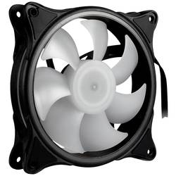 Inter-Tech Argus RS08 PC větrák s krytem černá (š x v x h) 120 x 120 x 25 mm vč. dálkového ovládání, včetně LED osvětlení