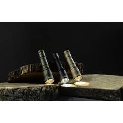 ArmyTek Dobermann Pro Magnet USB Sand Warm LED kapesní svítilna, poutko na ruku, s brašnou, napájeno akumulátorem, 1400 lm, 164 g