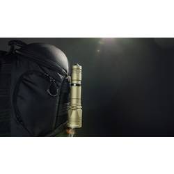 ArmyTek Dobermann Pro Magnet USB Sand Warm LED kapesní svítilna, poutko na ruku, s brašnou, napájeno akumulátorem, 1400 lm, 164 g