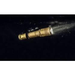 ArmyTek Dobermann Pro Magnet USB Sand Warm LED kapesní svítilna, poutko na ruku, s brašnou, napájeno akumulátorem, 1400 lm, 164 g