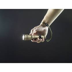 ArmyTek Dobermann Pro Magnet USB Sand Warm LED kapesní svítilna, poutko na ruku, s brašnou, napájeno akumulátorem, 1400 lm, 164 g