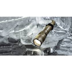 ArmyTek Dobermann Pro Magnet USB Sand Warm LED kapesní svítilna, poutko na ruku, s brašnou, napájeno akumulátorem, 1400 lm, 164 g