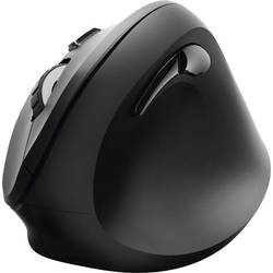Hama optická ergonomická myš, přenos bezdrátový, 6 tlačítko, 1800 dpi, černá