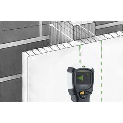 Laserliner detektor MultiScanner Plus 080.967A Detekční hloubka (max.) 12 m Druh materiálu železných kovů, dřeva, plastů, neželezných kovů, kabely vedoucí