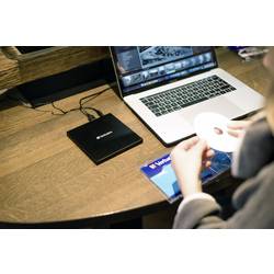 Verbatim External Ultra HD 4K externí Blu-ray vypalovačka podpora videa 4K Retail USB-C™ (USB 3.2 Gen 1) černá